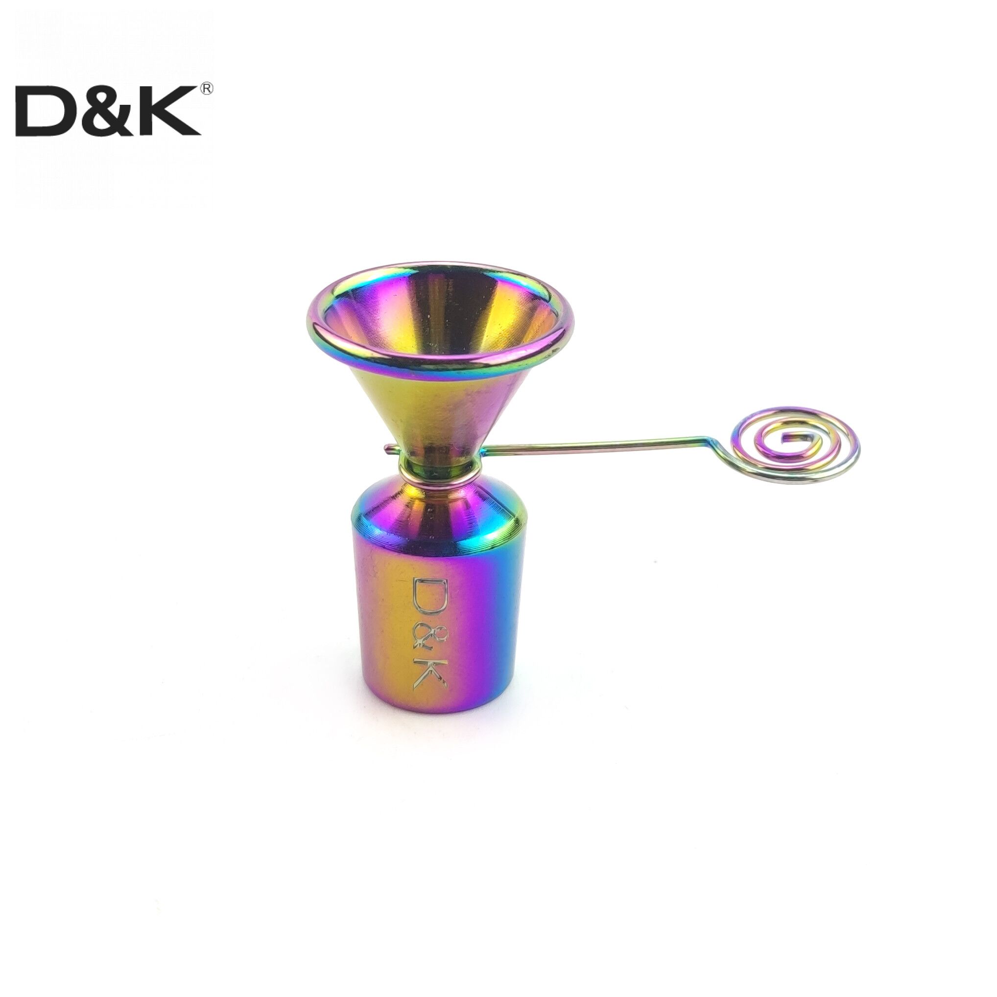 d&k rainbow metal bowl